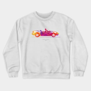 Mazda Miata MX-5 1990 Illustration - c Crewneck Sweatshirt